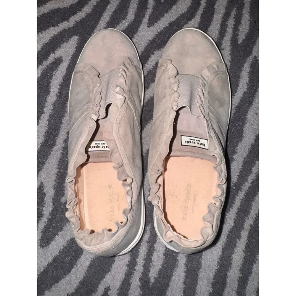 Kate Spade lance ruffle sneakers size 9.5